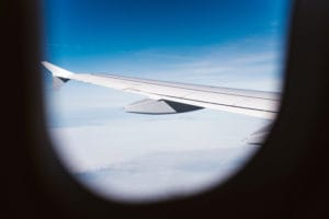 First Derm Airplane Window Air Travel Skin Care