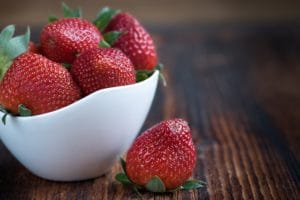 frisk hud, anti-aging, näring, jordgubbar