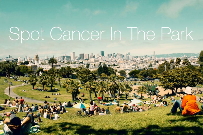 upptäck-cancer-undersökning-i-parken